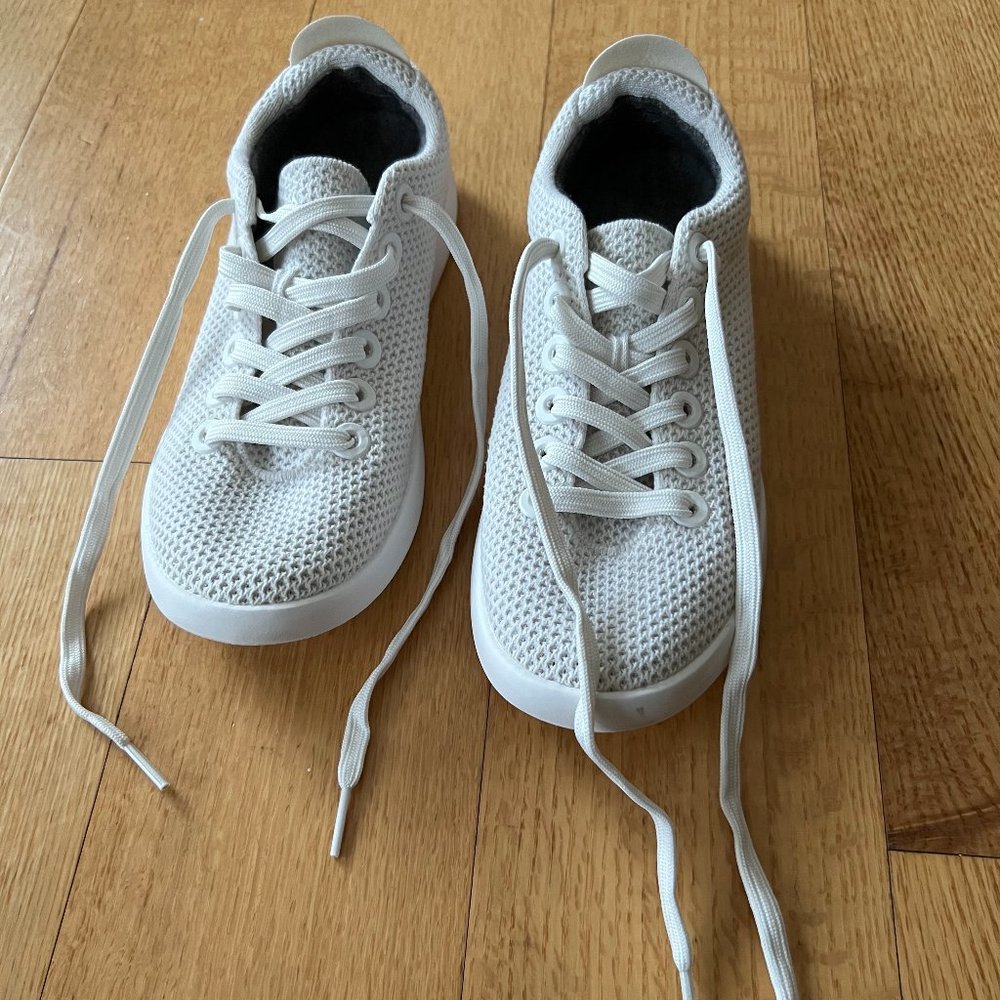 Like New - Allbirds Women's Tree Pipers - Kaikoura White - Size US 8/EU 38